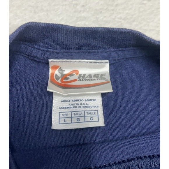 Vtg Y2K Dale Earnhardt Jr #88 National Guard NASCAR Navy Blue T-shirt Size Large - Picture 3 of 8